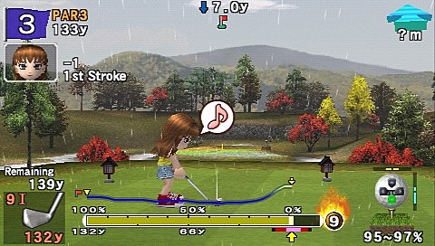 Everybody's Golf - PSP Screen