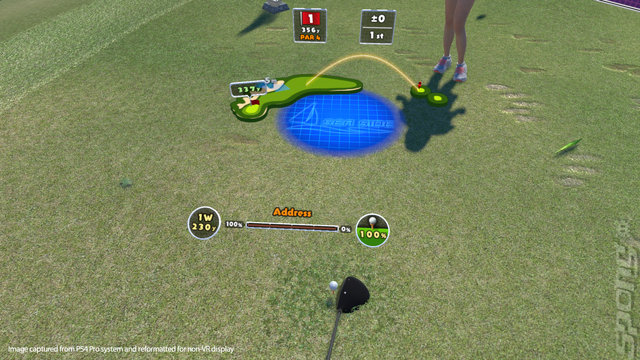 Everybody's Golf VR - PS4 Screen