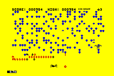 Exterminator - C64 Screen