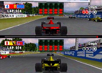 F1 2000 - PlayStation Screen