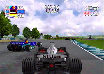 F1 2000 - PlayStation Screen