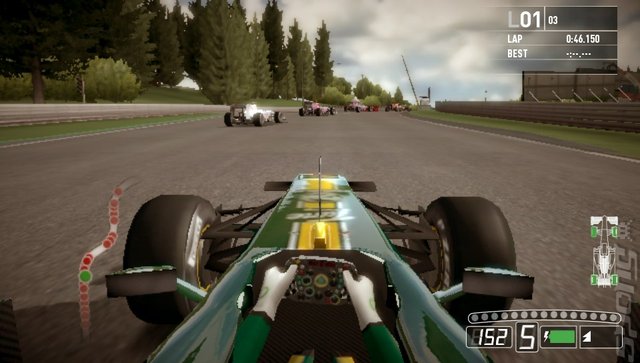 F1 2011 - PSVita Screen