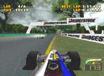 F1 Racing Championship - PlayStation Screen