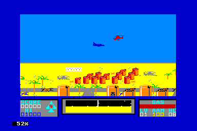 Falcon Patrol 2 - C64 Screen