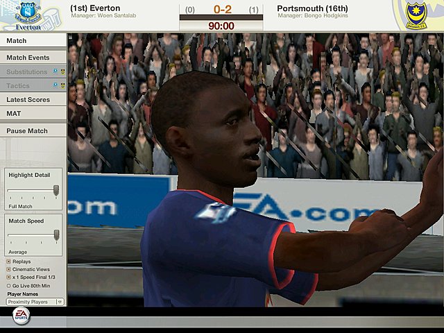 FIFA Manager 06 - PC Screen