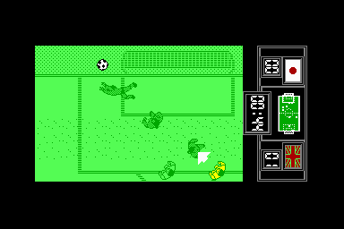 Fighting Soccer - C64 Screen