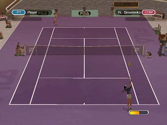 Fila World Tour Tennis - PC Screen