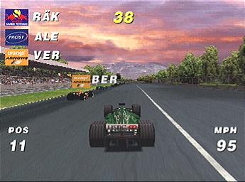 Formula One Arcade - PlayStation Screen