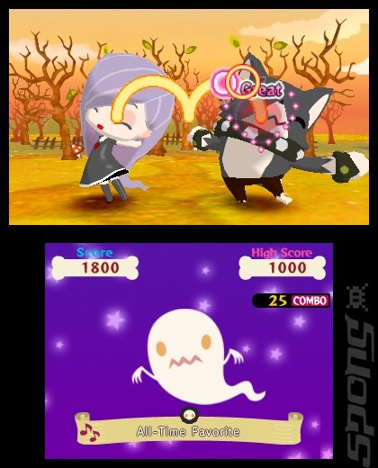 Gabrielle's Ghostly Groove 3D - 3DS/2DS Screen