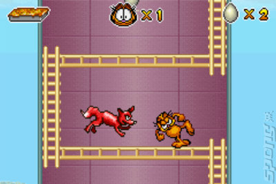 Garfield and His Nine Lives - GBA Screen