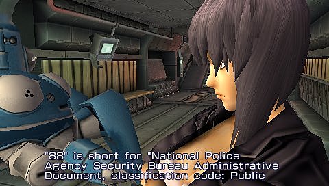 Ghost in the Shell: Stand Alone Complex - PSP Screen