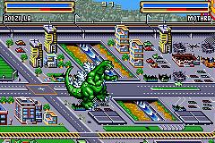 Godzilla: Domination - GBA Screen