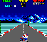 GP Rider - Game Gear Screen