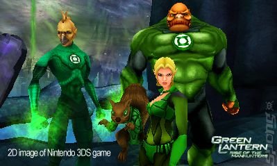 Green Lantern: Rise of the Manhunters - 3DS/2DS Screen