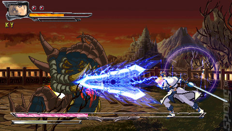 Guilty Gear: Judgment - PSP Screen