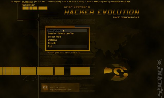 Hacker Evolution Collection - PC Screen