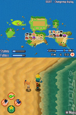 Harvest Moon: Sunshine Islands - DS/DSi Screen