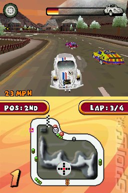 Herbie: Rescue Rally - DS/DSi Screen