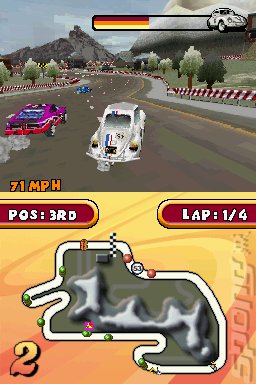 Herbie: Rescue Rally - DS/DSi Screen