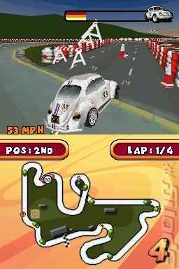 Herbie: Rescue Rally - DS/DSi Screen