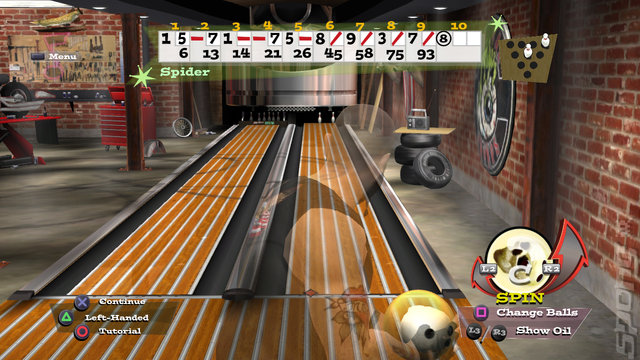 High Velocity Bowling - PS3 Screen