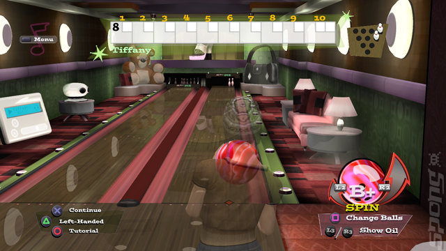 High Velocity Bowling - PS3 Screen
