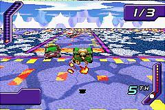 Hot Wheels World Race - GBA Screen