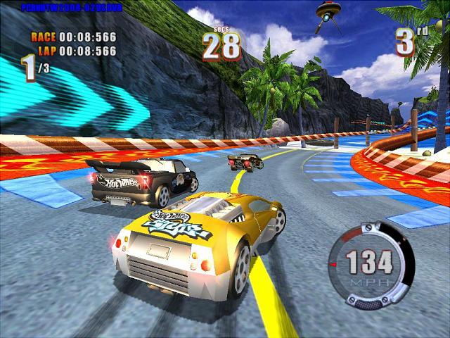 Hot Wheels: Stunt Track Challenge - PS2 Screen