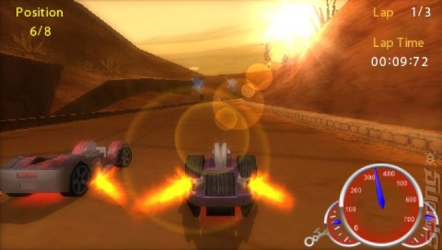 Hot Wheels Ultimate Racing - PSP Screen