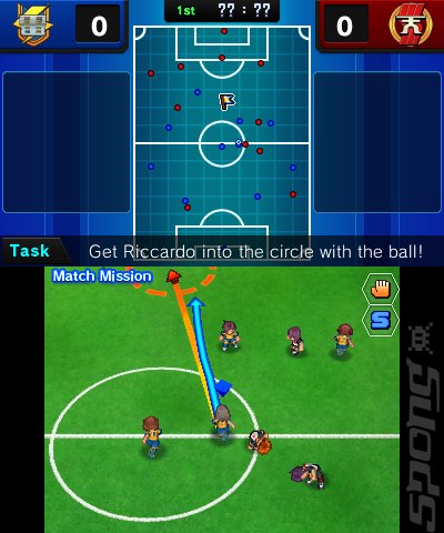 Inazuma Eleven GO: Shadow - 3DS/2DS Screen