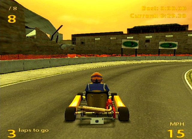 International Super Karts - PS2 Screen