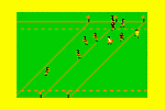 International Rugby Simulator - C64 Screen