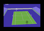 International 3D Tennis - C64 Screen