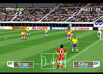 International Superstar Soccer Pro '98 - PlayStation Screen