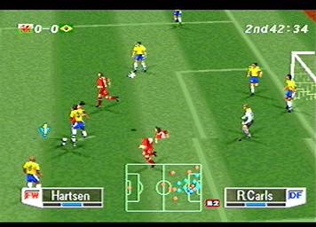 International Superstar Soccer Pro '98 - PlayStation Screen