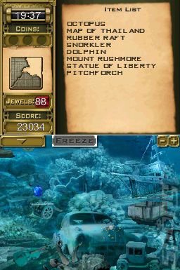 Jewel Quest Mysteries: Trail of the Midnight Heart - DS/DSi Screen