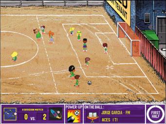 Junior Sports Football - PlayStation Screen