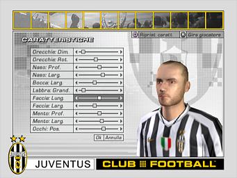 Juventus Club Football - PS2 Screen