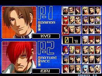 The King of Fighters 2002 & 2003 - Xbox Screen