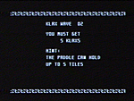 Klax - Atari 7800 Screen