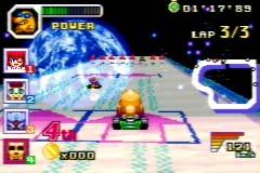 Krazy Racers - GBA Screen