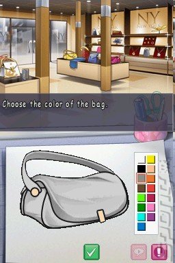 Let's Play: Fashion Designer - DS/DSi Screen