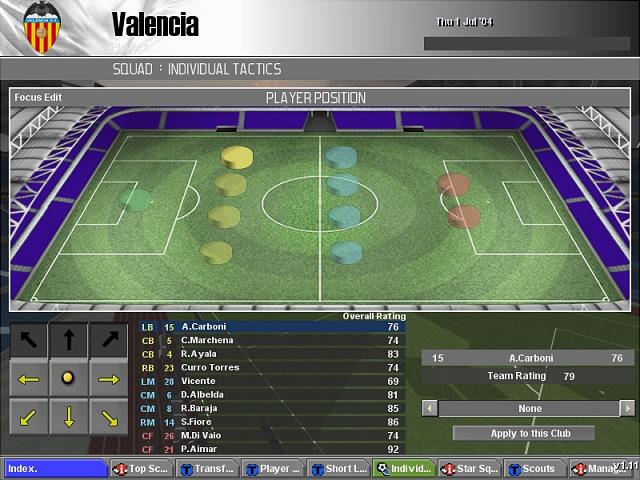 LMA Professional Manager 2005 - PC Screen