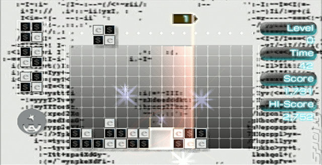 Lumines II - PSP Screen