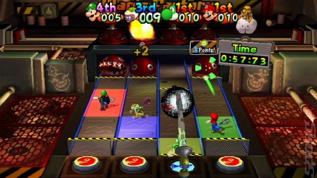 Mario Power Tennis - Wii Screen