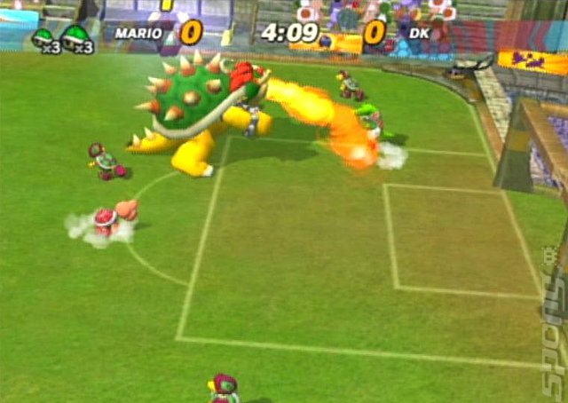 Mario Smash Football - GameCube Screen