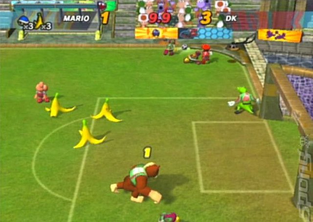 Mario Smash Football - GameCube Screen