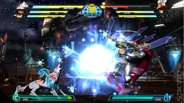 Marvel vs. Capcom 3: Fate of Two Worlds - Xbox 360 Screen