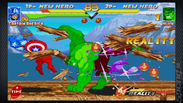 Marvel vs Capcom: Origins - PS3 Screen