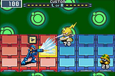 Mega Man Battle Network 4 Tournament: Blue Moon - GBA Screen